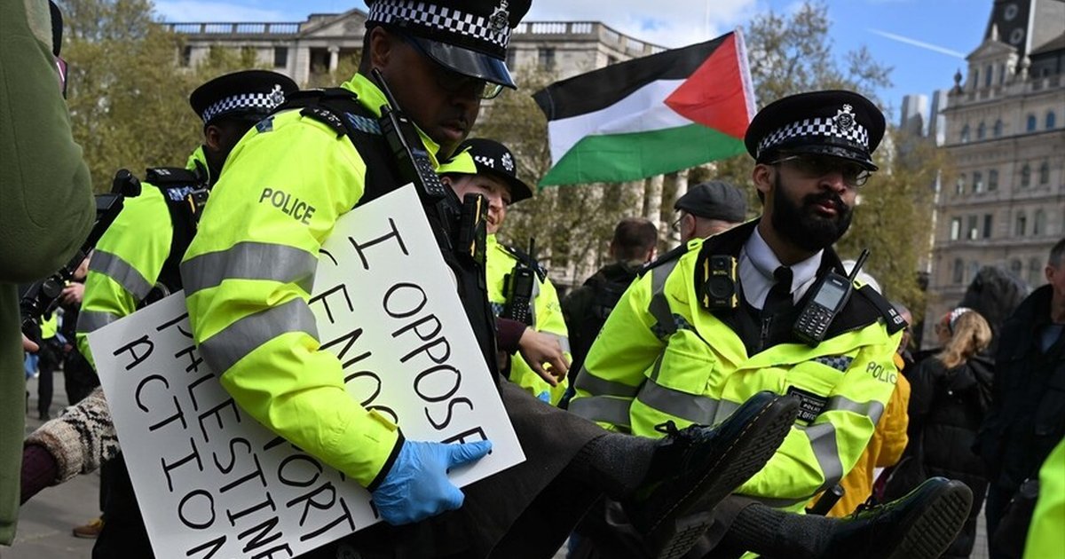 Londra'da 'Palestine Action' destek eyleminde 92 gözaltı