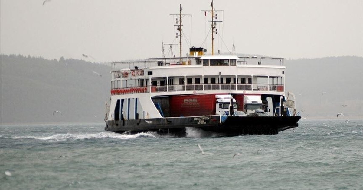 Güney Marmara-Adalar feribot seferleri iptal