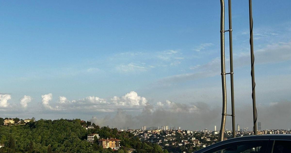 İstanbul Beykoz'da korkutan yangın