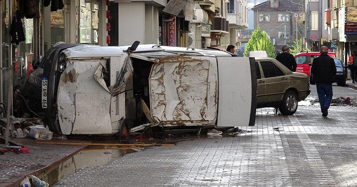 Samsun'un Havza ilçesi sel felaketinin bilançosu