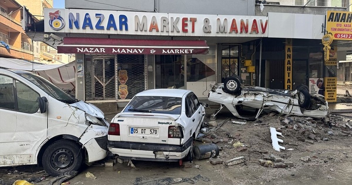 Samsun Havza'da sel temizliği devam ediyor