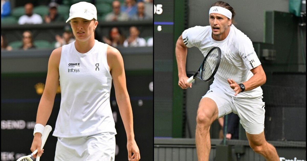 Wimbledon'da Swiatek elendi, Zverev son 16'da