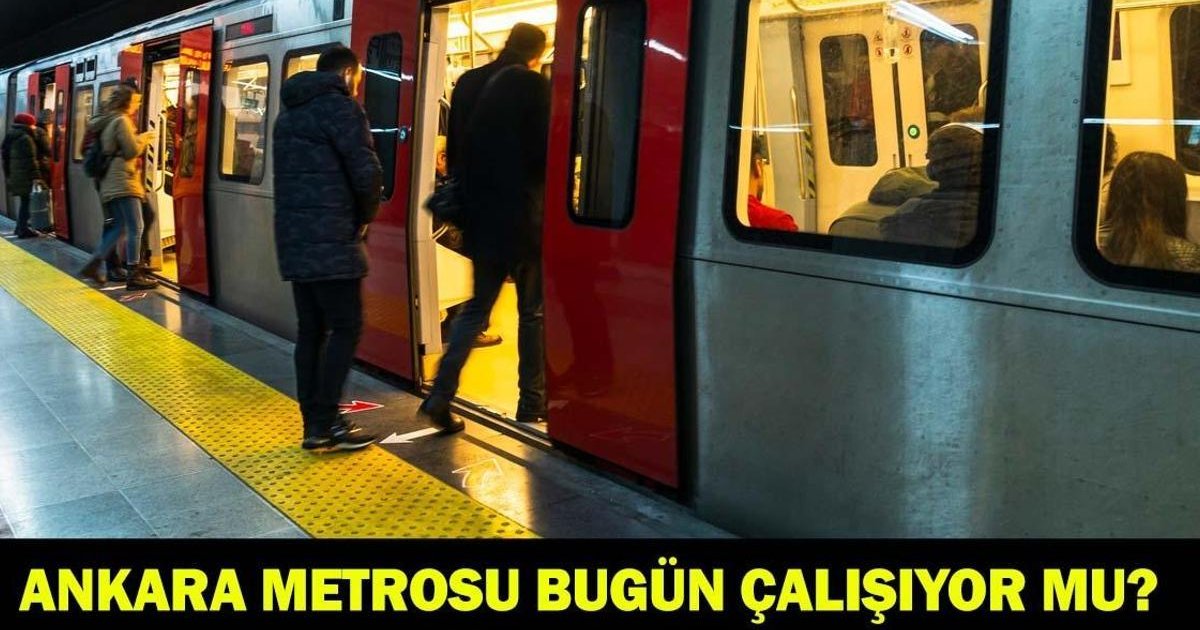 Ankara Metrosu 7-8 Temmuz'da Çalışıyor Mu?