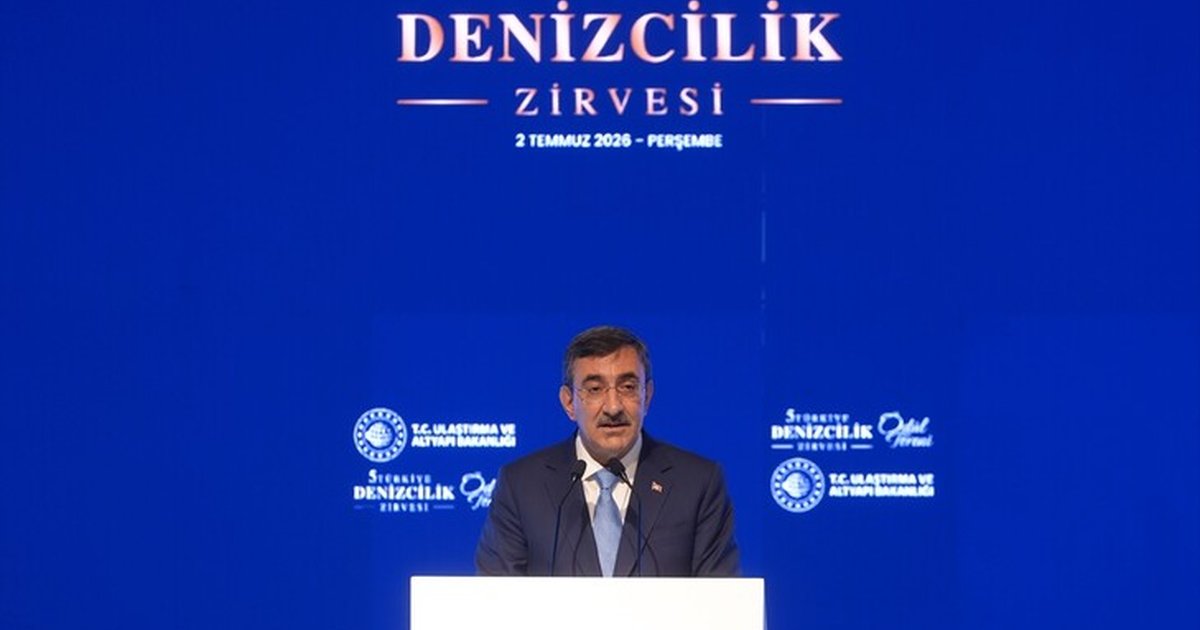 Cumhurbaşkanı Yardımcısı Yılmaz, Denizcilik Zirvesi'nde konuştu