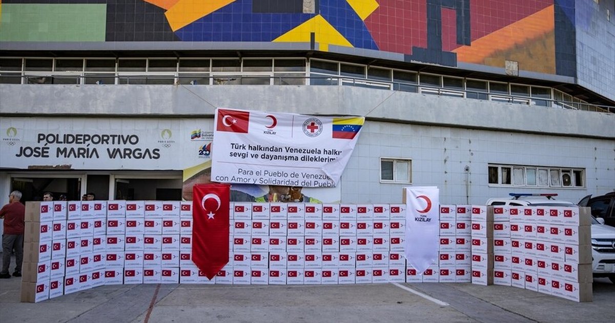 Türk Kızılay, Venezuela'da 1000 hijyen seti dağıttı