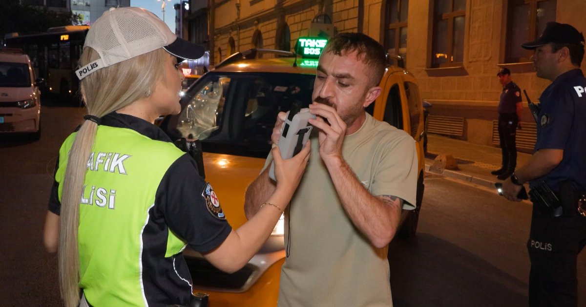 Alkollü motosikletliye ehliyete el konuldu
