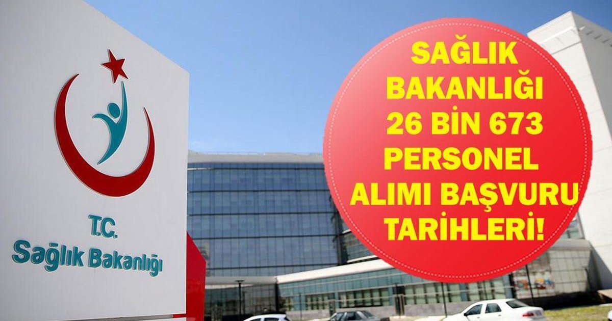 Sağlık Bakanlığı 26 Bin 673 Sözleşmeli Personel Alımı Yapıyor