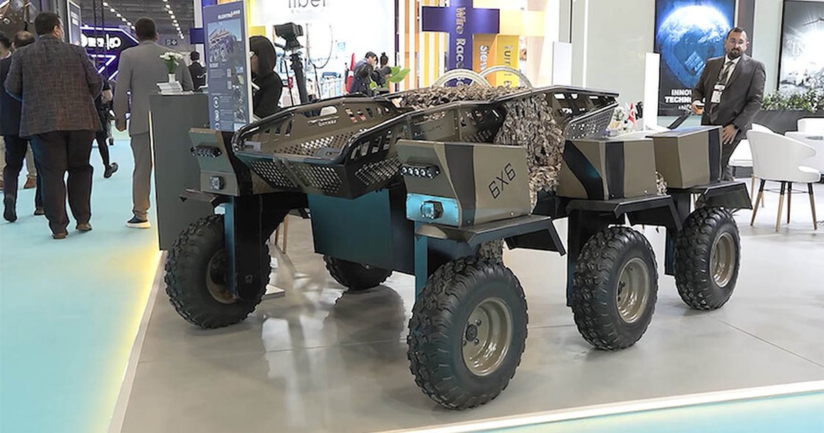 Elektroland Defence GÖKBÖRÜ insansız kara aracını tanıttı