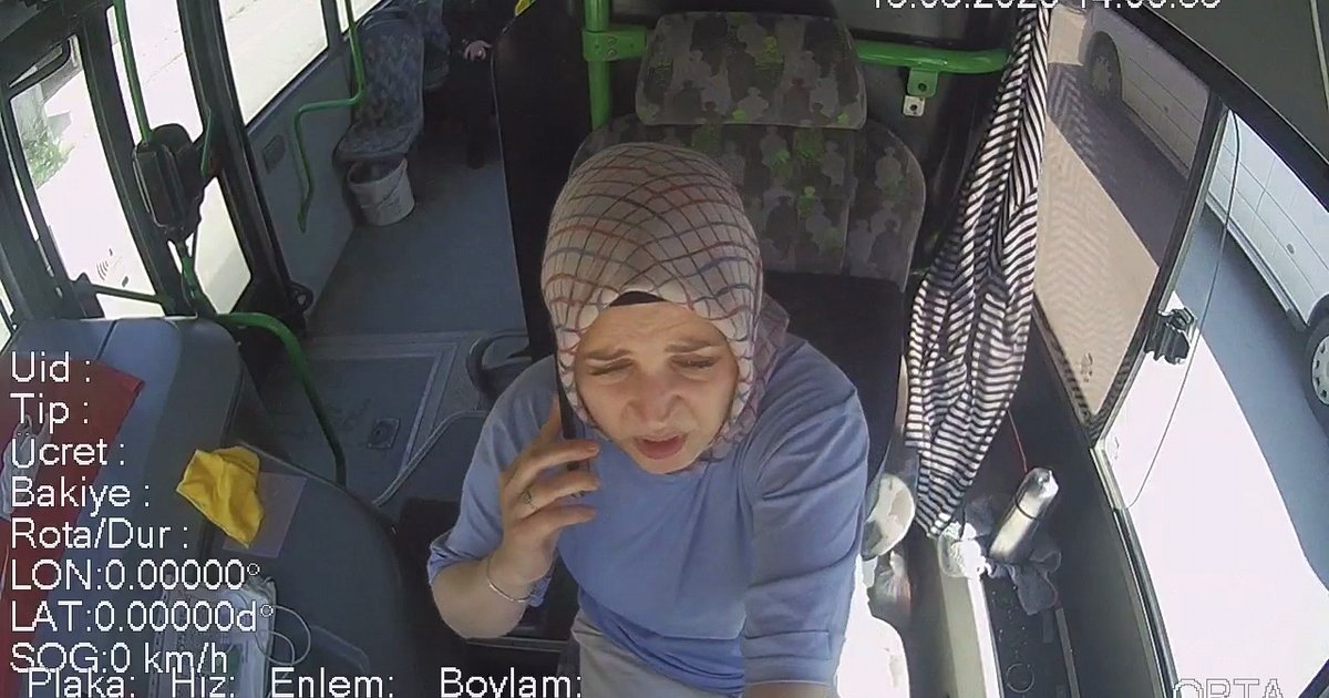 Şoförün soğukkanlılığı hayat kurtardı