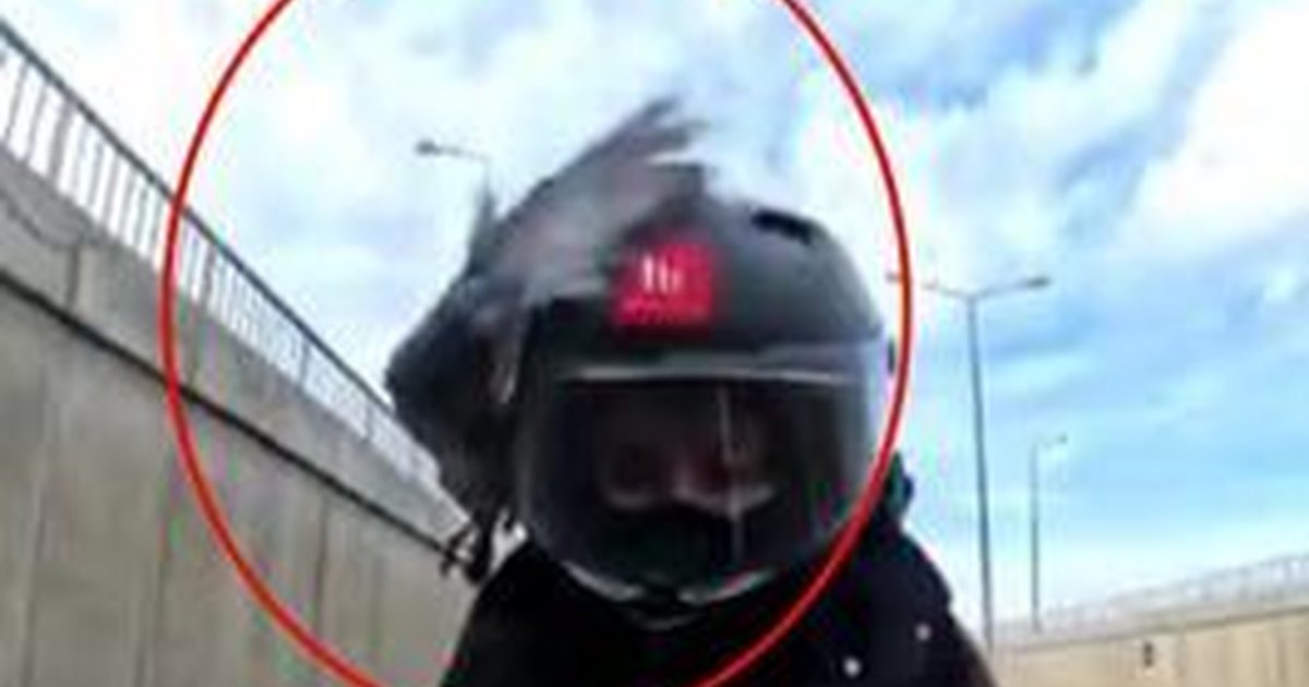 Mardin'de motosiklet kazası: Güvercin sürücüyü şaşırttı