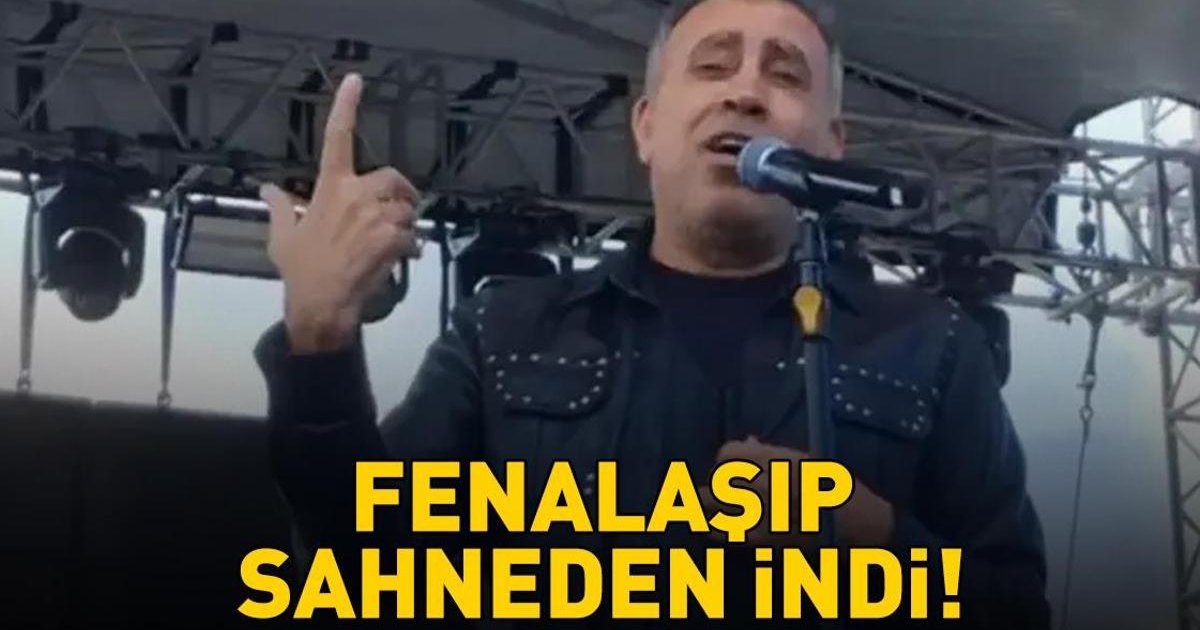 Haluk Levent konser sırasında fenalaştı