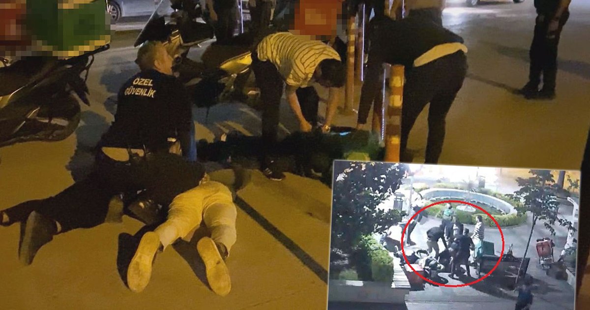 Bursa'da esnafla motokuryeler arasında kavga