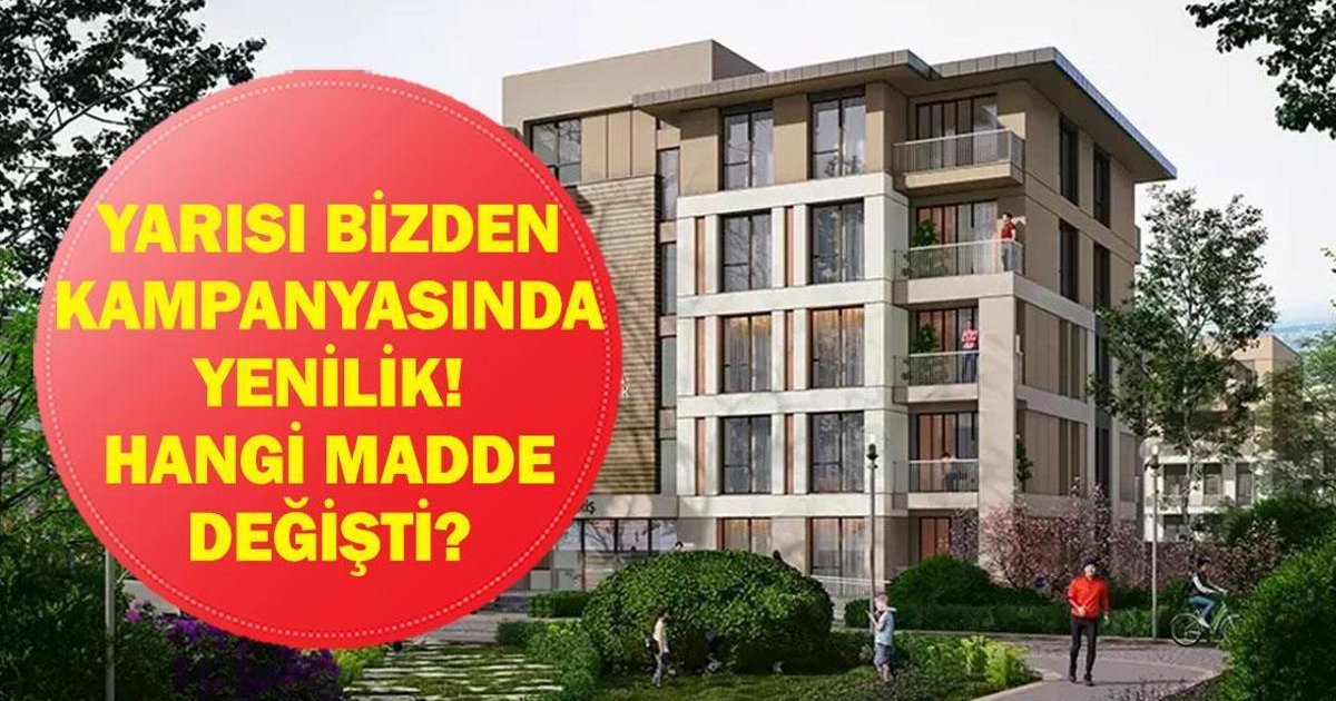 Yarısı Bizden Kampanyası'nda Değişiklik: Bakan Kurum Açıkladı