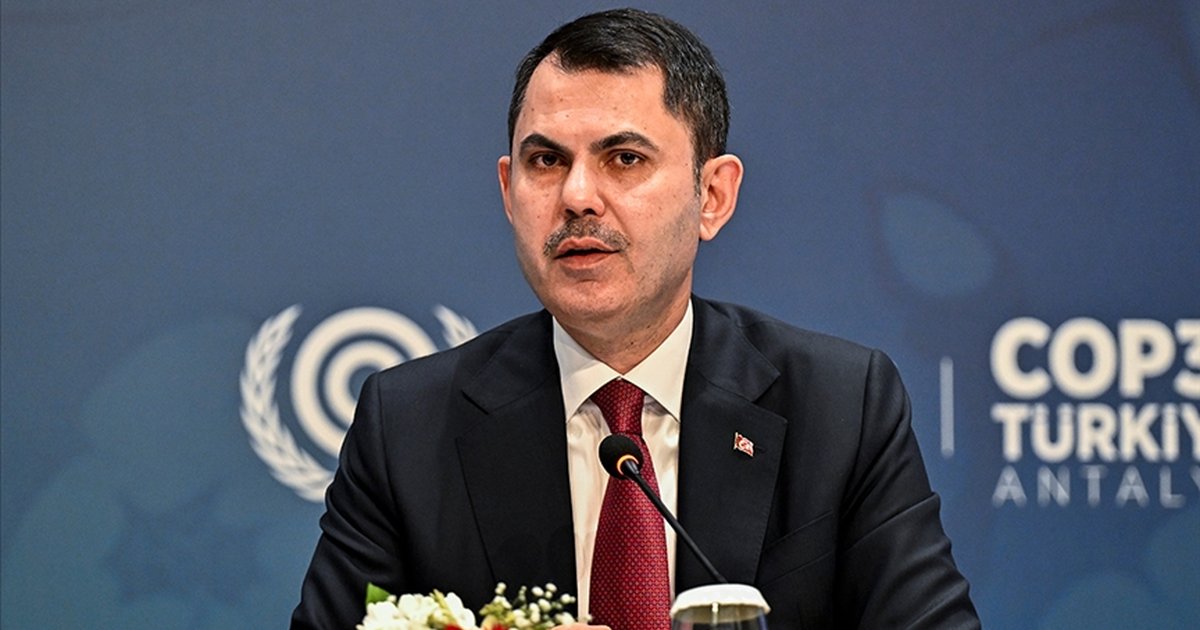 Çevre, Şehircilik ve İklim Değişikliği Bakanı Murat Kurum, Türkiye'nin COP31 önceliklerini açıklayacak