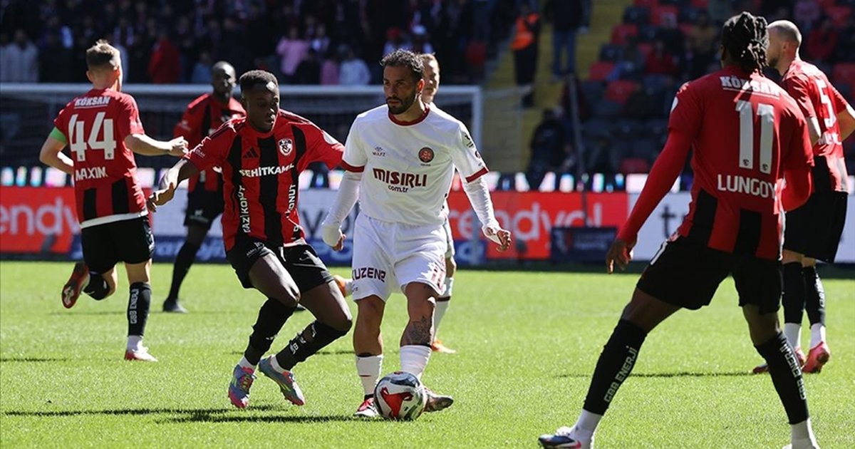 Gaziantep FK-Fatih Karagümrük maçı 1-1 berabere sona erdi
