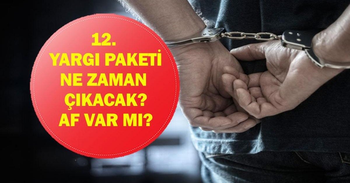 12. Yargı Paketi TBMM'de: Af ve Değişiklikler