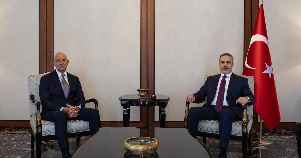 Hakan Fidan, Tom Barrack'ı kabul etti