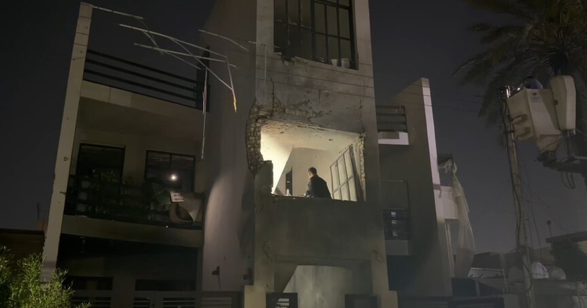 Bağdat'ta İHA'nın eve düşmesi sonucu 2 kişi öldü