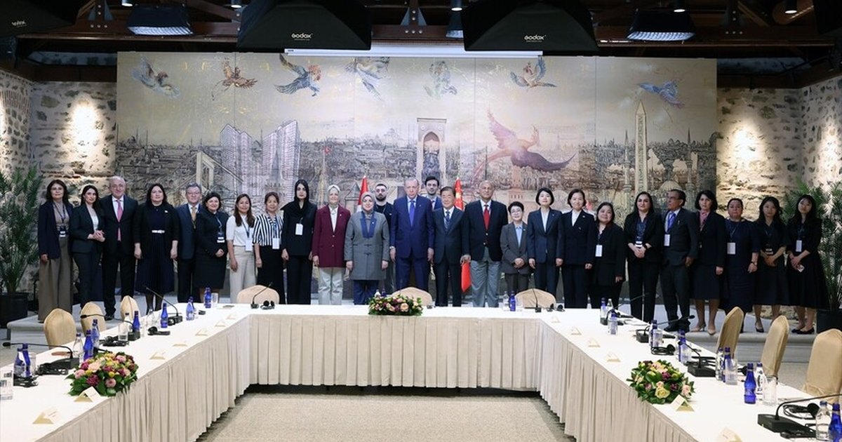 Cumhurbaşkanı Erdoğan, ICAPP Kadın Kolu katılımcılarını kabul etti