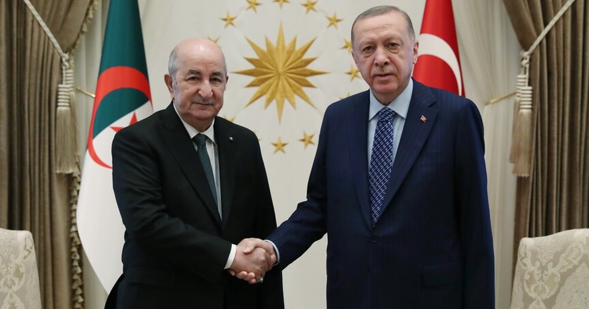 Cezayir Cumhurbaşkanı Tebbun Türkiye'ye Ziyarette