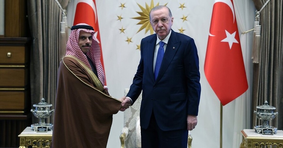Cumhurbaşkanı Erdoğan, Suudi Arabistan Dışişleri Bakanı'nı kabul etti