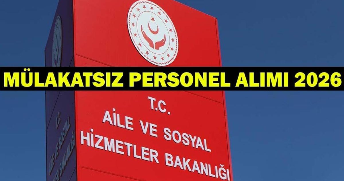 Aile Bakanlığı'ndan 680 Sözleşmeli Personel Alımı