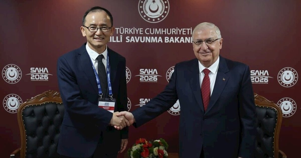 Milli Savunma Bakanı Güler, Çin Büyükelçisi Xuebin'i kabul etti