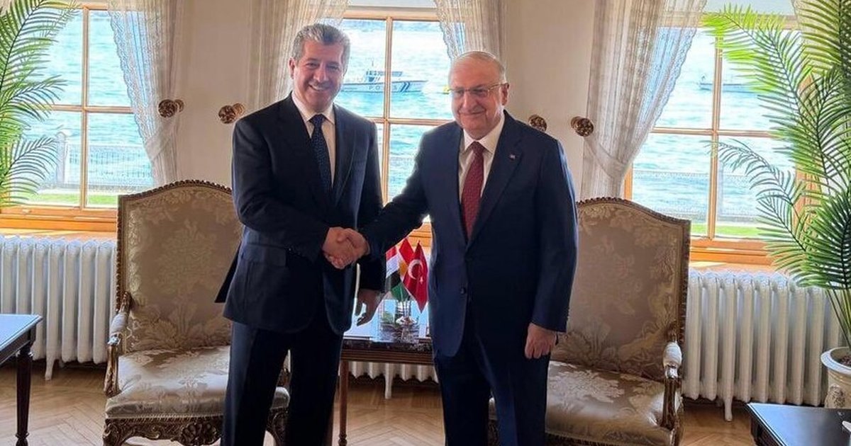 Milli Savunma Bakanı Güler, IKBY Başbakanı Barzani ile görüştü