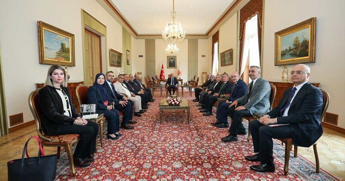 TBMM Başkanı Kurtulmuş, Cezayir Meclisi heyetini kabul etti