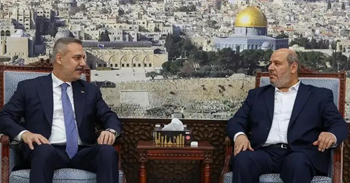 Hakan Fidan'dan Hamas Siyasi Büro Üyesi Hayye'ye taziye ziyareti