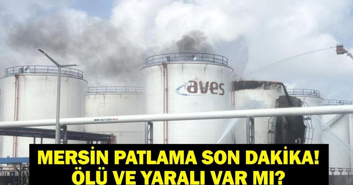 Mersin'de Yakıt Deposunda Patlama!