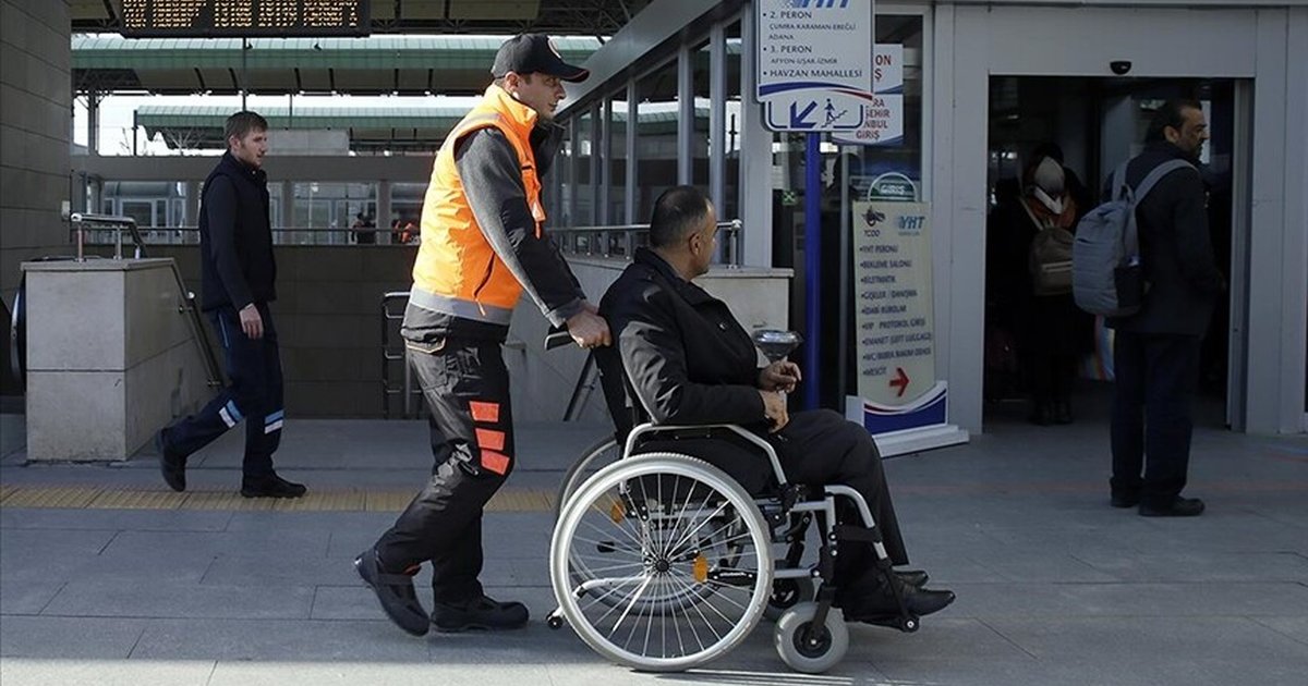 Demir yollarında engelli yolculara ücretsiz seyahat