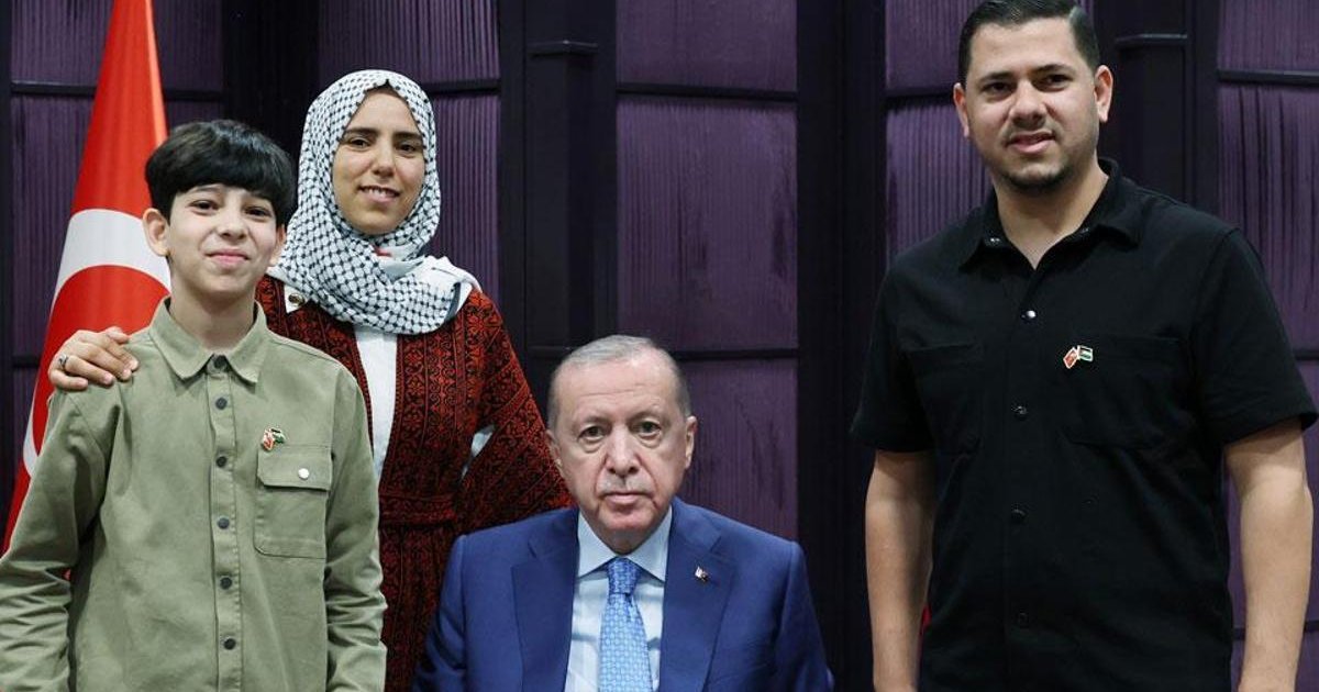 Cumhurbaşkanı Erdoğan Gazzeli Ramazan ile görüştü