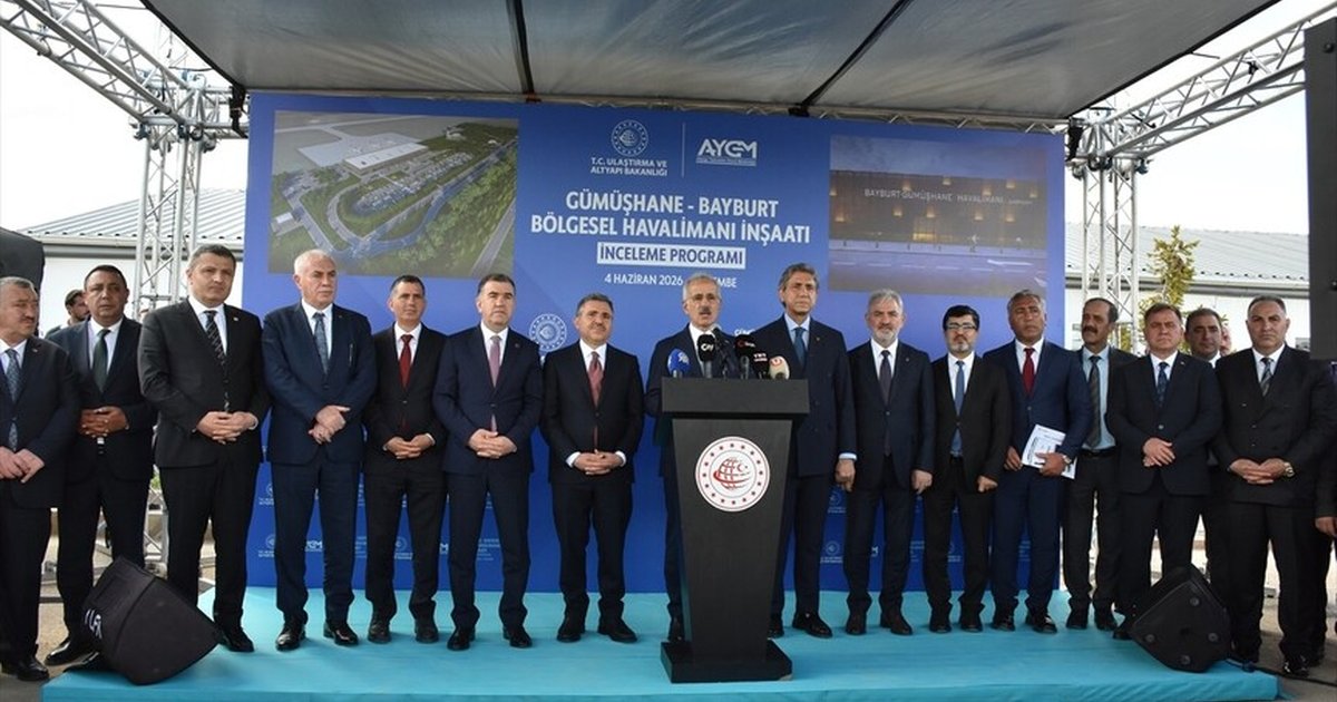 Bakan Uraloğlu, Bayburt-Gümüşhane Havalimanı İnşaatını İnceledi