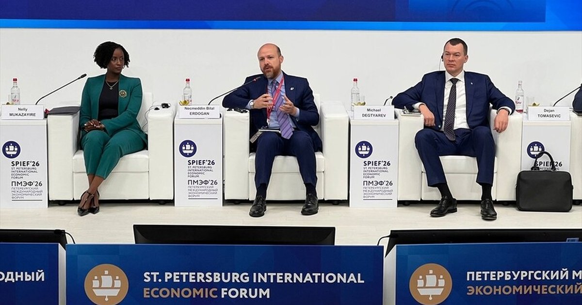 Bilal Erdoğan, St. Petersburg Forumu'nda Etnospor'u anlattı