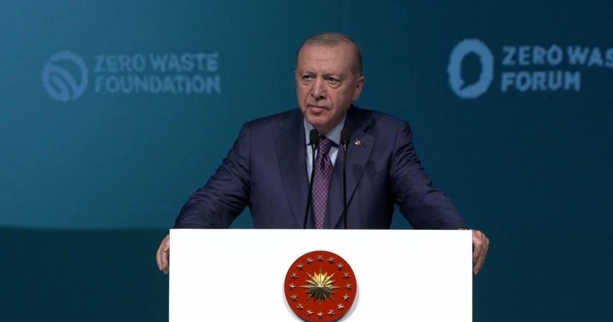 Cumhurbaşkanı Erdoğan: Sıfır Atık Hareketi ekonomimize 365 milyar lira katkı sağladı