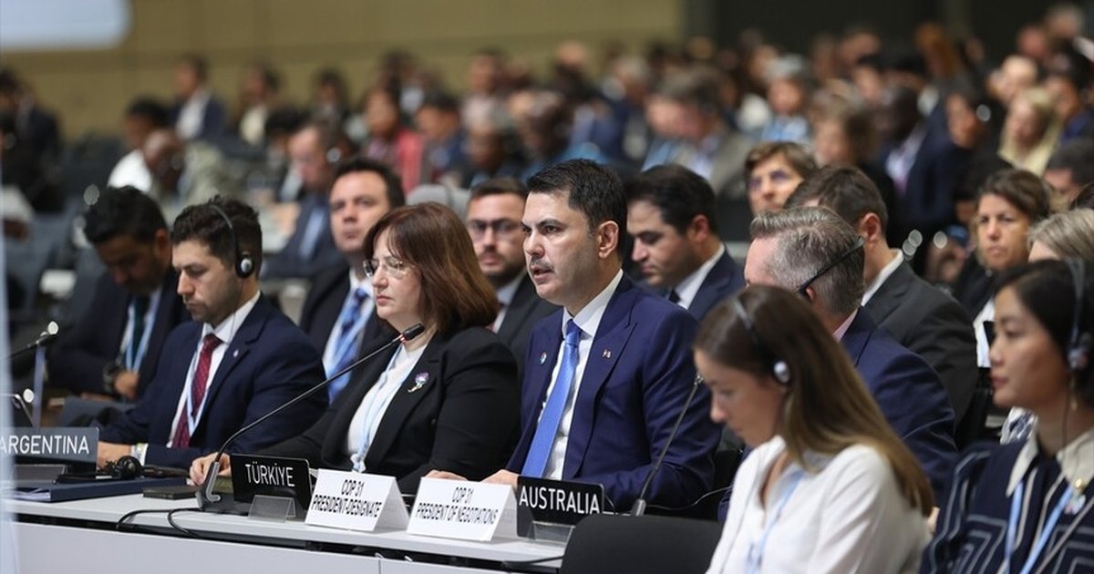 Bakan Kurum COP31 Eylem Gündemi'ni açıklar