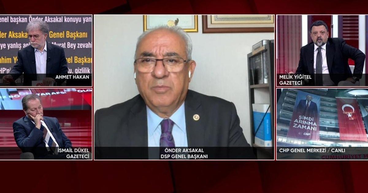 DSP Genel Başkanı Aksakal'dan Özel'in teklifine yanıt