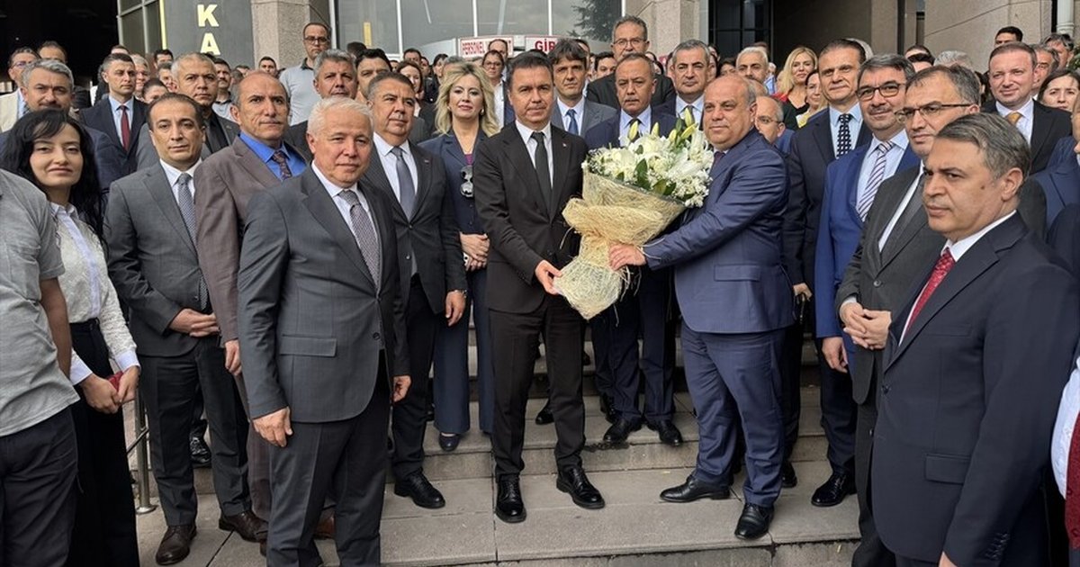 Ankara Adliyesi'nde Gökhan Karaköse'ye Veda Töreni