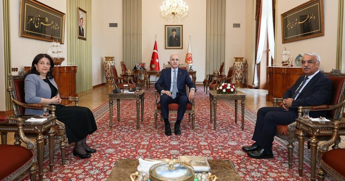 TBMM Başkanı Kurtulmuş, DEM Parti heyetini kabul etti