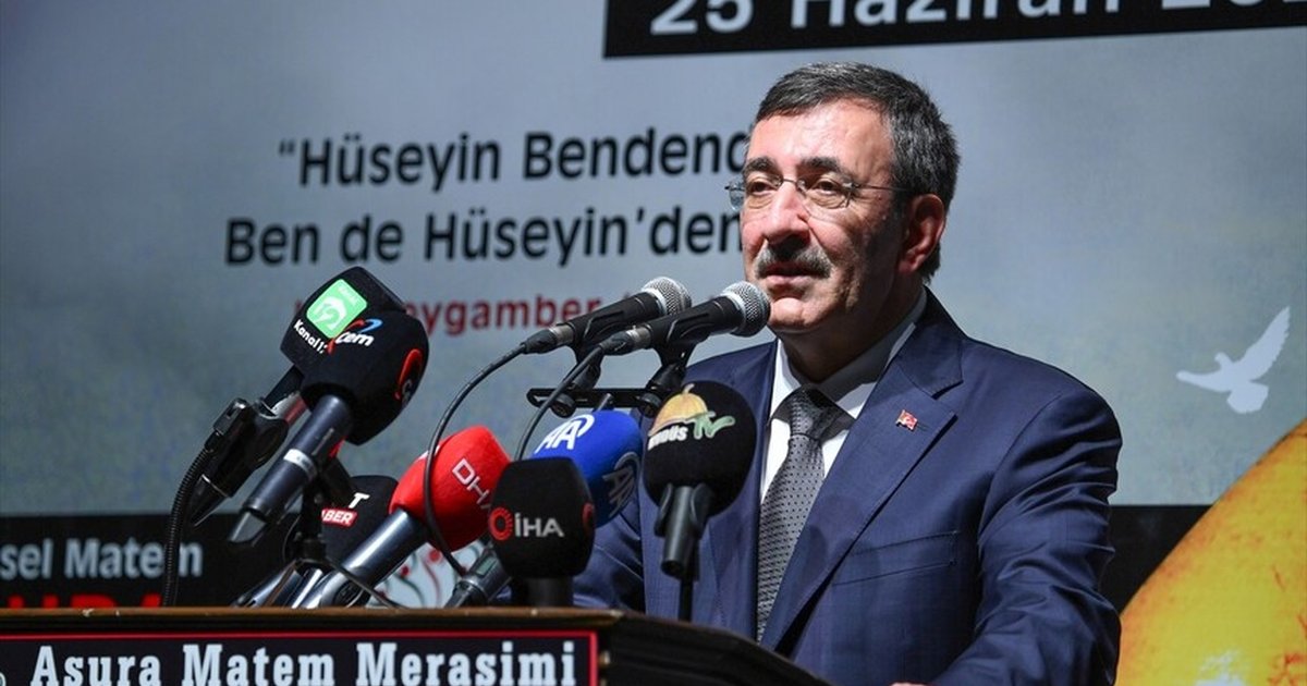 Cumhurbaşkanı Yardımcısı Yılmaz: Kerbela bugün Gazze'dir