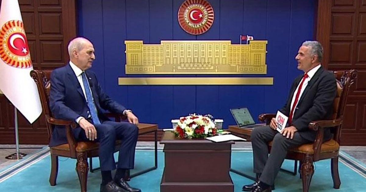 TBMM Başkanı Kurtulmuş CNN TÜRK'te canlı yayında