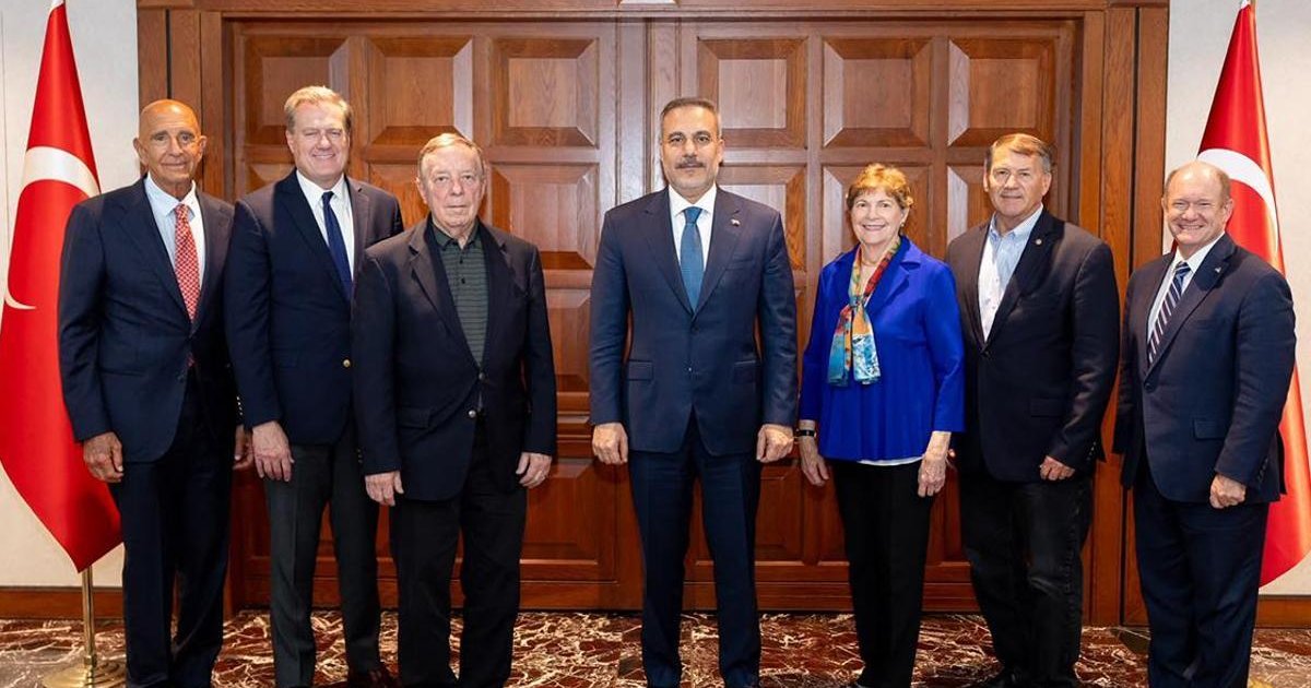 Dışişleri Bakanı Hakan Fidan, ABD'li Senatörleri Kabul Etti