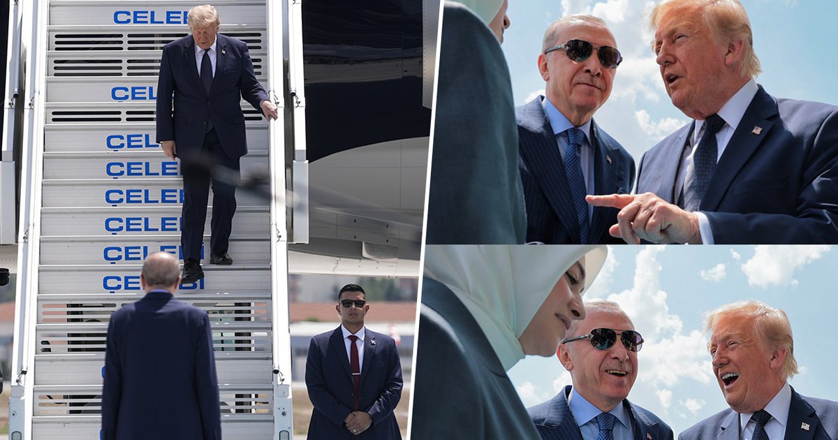 Trump Ankara'ya geldi: Erdoğan ile görüşme