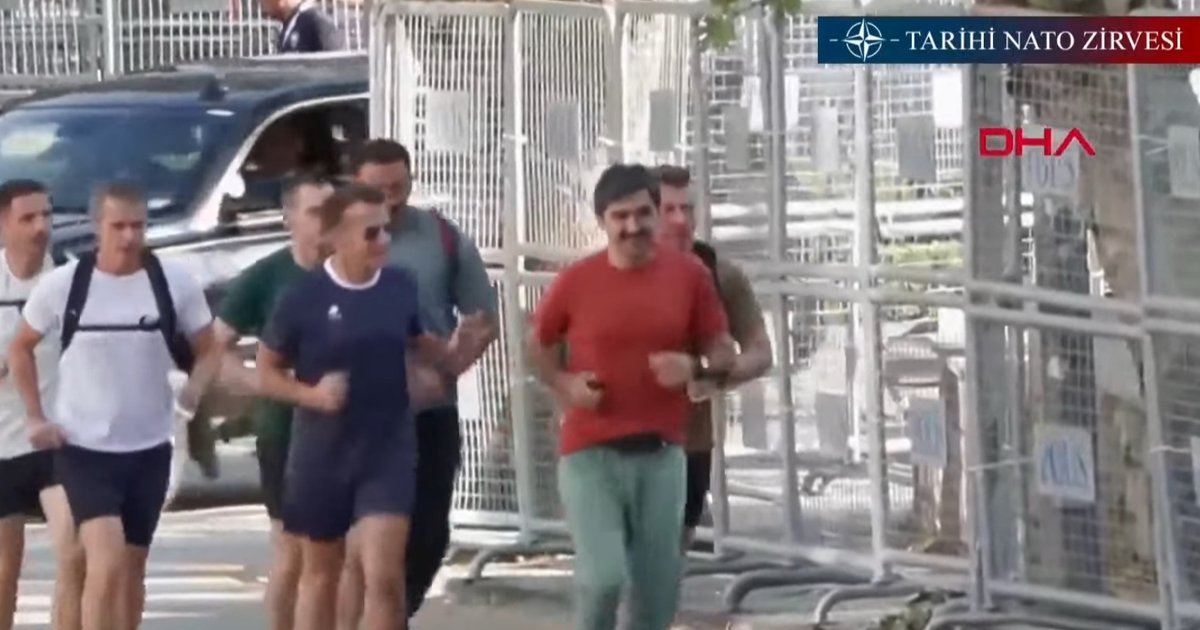 Fransa Cumhurbaşkanı Macron Ankara'da koştu, Beştepe'ye gidiyor