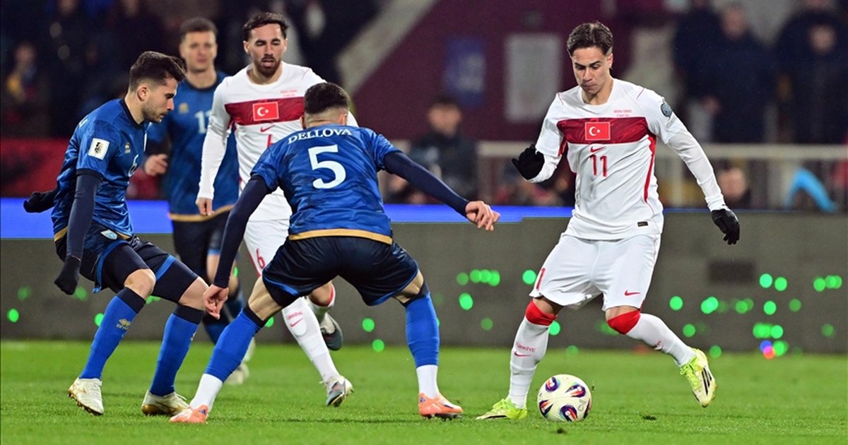 Türkiye, Kosova'yı 1-0 önde