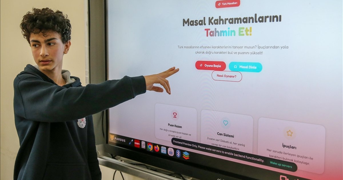 Türk Masal Kahramanları Projesi TÜBİTAK Finalinde