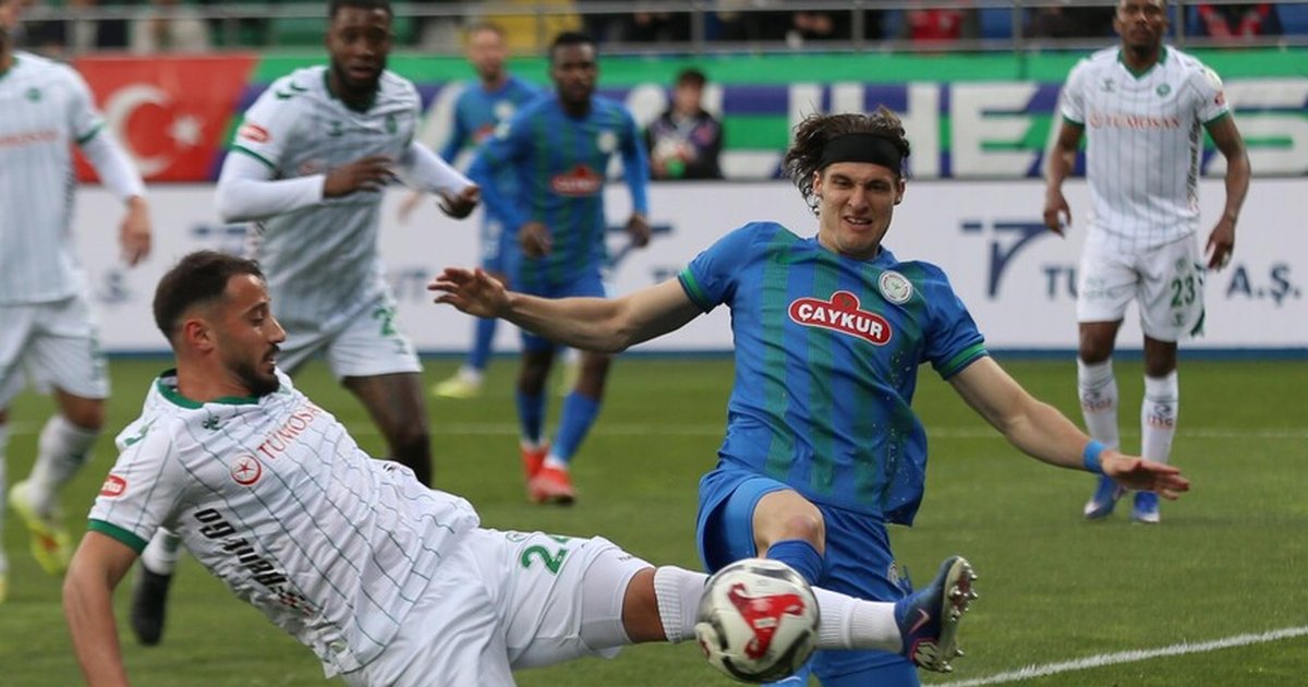 Çaykur Rizespor evinde 3-2 TÜMOSAN Konyaspor'u mağlup etti
