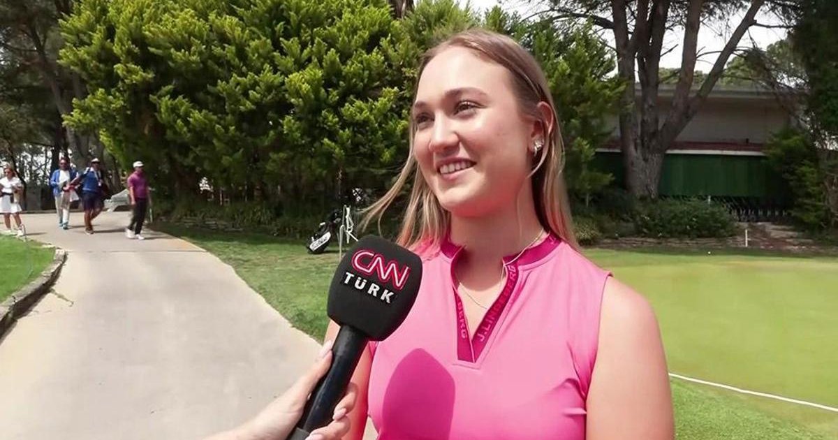 Golfçü Deniz Sapmaz, Antalya'daki turnuvada konuştu
