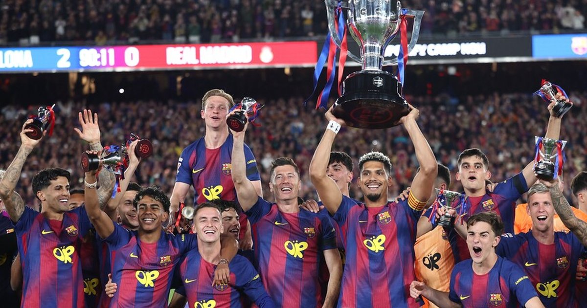 Barcelona Avrupa'nın 5 büyük liginde şampiyonluğunu ilan eden üçüncü takım oldu